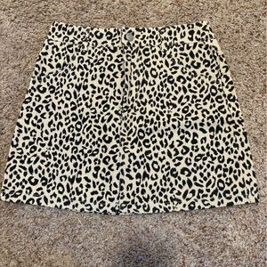 Leopard Print Skirt
